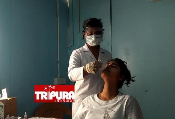 Agartala MBB Airport other Entry Points in Tripura started COVID-Testing Excluding Vaccinated and COVID-Negative Reports Holding Travelers : Positivity Rate among Travelers are 'High'